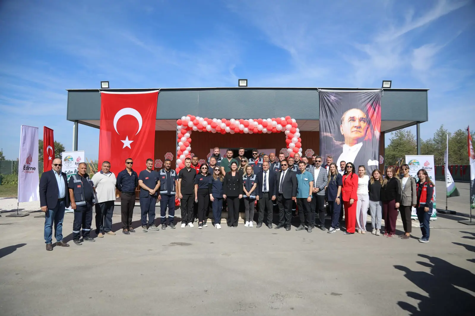 EDİRNE SAHİPSİZ HAYVAN DOĞAL YAŞAM ALANI HİZMETE AÇILDI galeri görseli